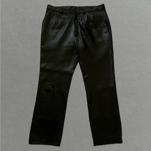 Vintage 90’s Excelled Men’s Collection Leather Pants. Size 34.